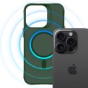 Etui 3mk Smoke MagCase na iPhone 16 Pro Max - zielone-półprzezroczyste