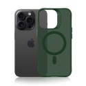 Etui 3mk Smoke MagCase na iPhone 16 Pro Max - zielone-półprzezroczyste
