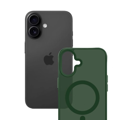 Etui 3mk Smoke MagCase na iPhone 17 - zielone-półprzezroczyste