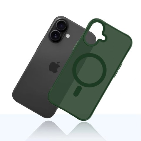 Etui 3mk Smoke MagCase na iPhone 17 - zielone-półprzezroczyste