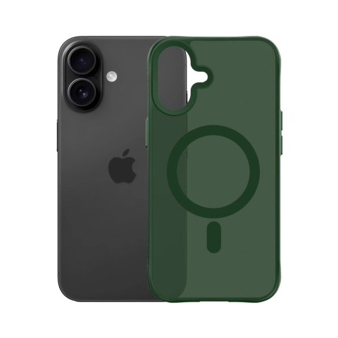 Etui 3mk Smoke MagCase na iPhone 17 - zielone-półprzezroczyste