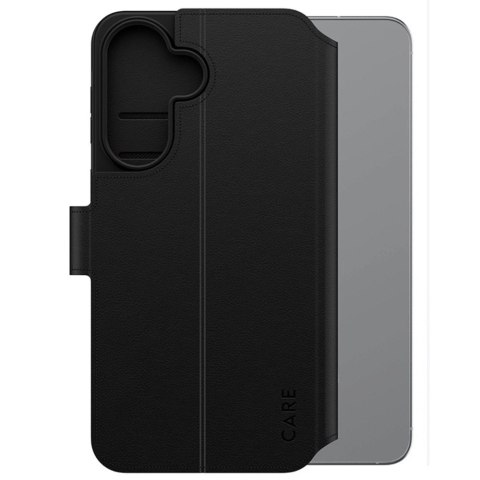Etui CARE by PanzerGlass Feature Wallet Kickstand na Samsung Galaxy A57 - czarne