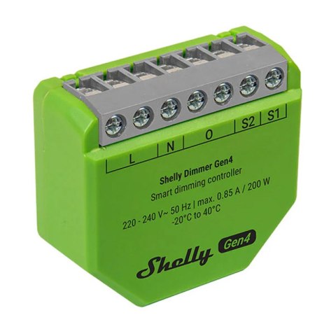 Inteligentny ściemniacz Shelly Dimmer Gen4 Zigbee/Matter