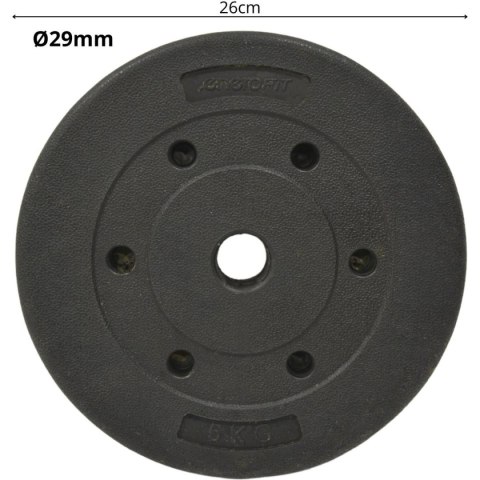 OBCIĄŻENIE BETONOWE 5 KG ENERO FIT FI29MM