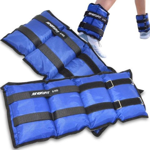 OBCIĄŻENIE NA PRZEGUBY NIEBIESKIE 10KG (2x5KG) ENERO FIT