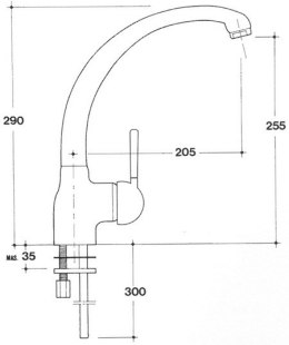 Bateria zlewozmywakowa SMEG ME2RA