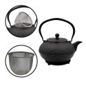 ZAPARZACZ ŻELIWNY DZBANEK CZARNY 1,4L Z FILTREM i FILIŻANKAMI PREZENT