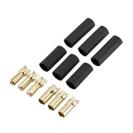 Jeti - 3 pary konektorów Gold (banan) K3.5 3,5mm