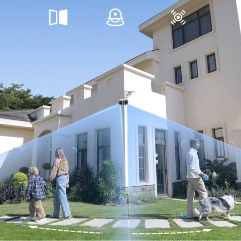 Kamera zewnętrzna Baseus Security X1 Pro Dual Camera 3K - biała