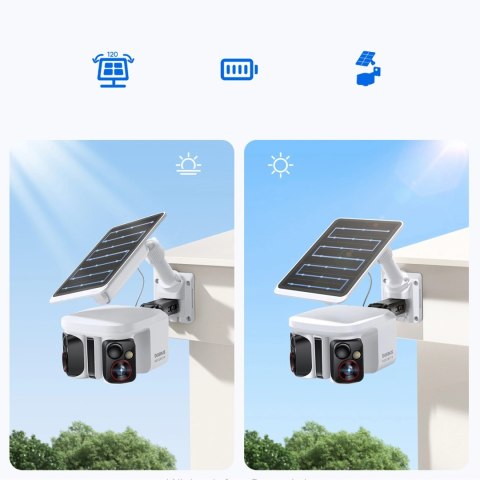 Kamera zewnętrzna Baseus Security X1 Pro Dual Camera 3K - biała