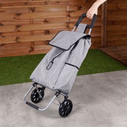 Wózek z torbą na zakupy na kółkach szary 40L ORION 731412