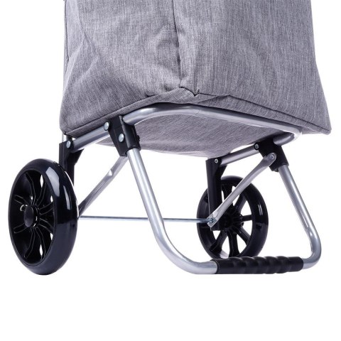 Wózek z torbą na zakupy na kółkach szary 40L ORION 731412