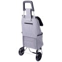Wózek z torbą na zakupy na kółkach szary 40L ORION 731412