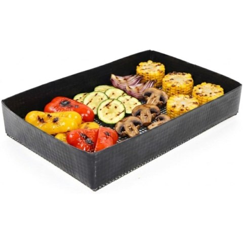 KOSZYK DO GRILLOWANIA WARZYW I MIĘSA 28x18x5CM PTFE NON STICK BBQ