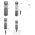 LAMPA SOLARNA 4,5X15CM INOX 6SZT GRUNDIG