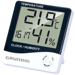 STACJA POGODOWA ZEGAREK KALENDARZ ALARM LCD GRUNDIG
