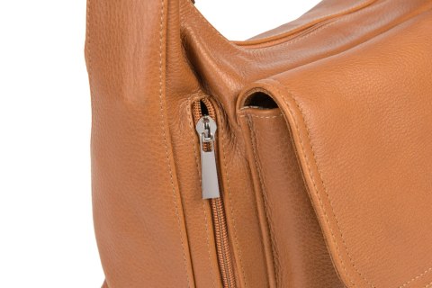 Torebka damska skórzana VOOC EP20 camel