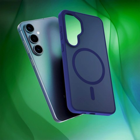 Etui 3mk Smoke MagCase na Samsung Galaxy S26 - granatowe