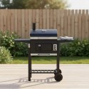DUŻY GRILL WĘGLOWY NA KÓŁKACH Z PÓŁKAMI KLAUSBERG KB-9034
