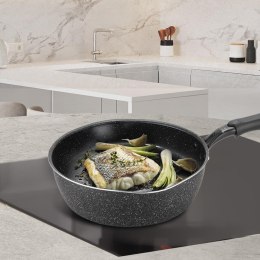 Głęboka patelnia do smażenia na gaz indukcję 22cm MAESTRO MR-1213-22