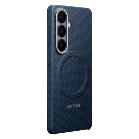 Etui Samsung Carbon Magnet Case do Samsung Galaxy S26 kompatybilne z MagSafe - niebieskie