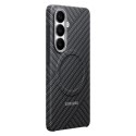 Etui Samsung Carbon Magnet Case do Samsung Galaxy S26 kompatybilne z MagSafe - szare