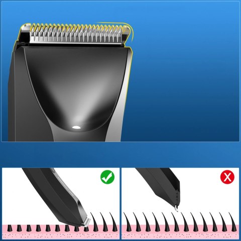Trymer MAXGROOM RFCD-9087 wielofunkcyjny z lampką LED - czarny