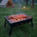 GRILL OGRODOWO TURYSTYCZNY SKŁADANY 43x29x23CM