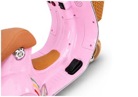 Skuter Na Akumulator Vespa XW-03 35W Różowa