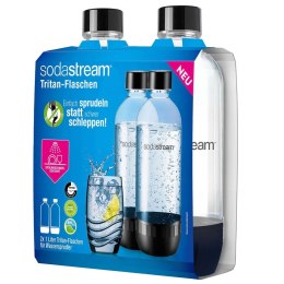 SodaStream zestaw butelek PET Bottle Duo Pack 2 sztuki * 1L kolor czarny