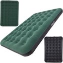 MATERAC FLOKOWANY 2-OSOBOWY CLOUDCOIL ZIELONY 191x137x22CM 24644