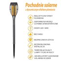 POCHODNIA LAMPA SOLARNA TAŃCZĄCE PŁOMYKI 12 LED SMD 7,5x7,5x46,5CM KPL.5SZT