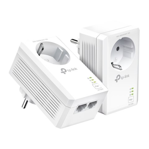 TP-Link TL-PA7027P KIT Karta sieciowa do PowerLine 1000 Mbit/s Przewodowa sieć LAN Biały 2 szt.