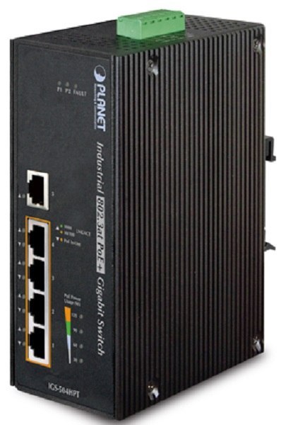 Przełącznik PLANET IGS-504HPT (5x 10/100/1000 )