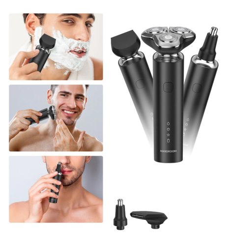 Golarka elektryczna MAXGROOM BS-8012A 3w1 - czarna