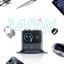 Ładowarka biurkowa Joyroom Podix JR-TRD01 GaN 140W z 5 portami i podwójnymi zwijanymi kablami - szara