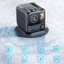 Ładowarka biurkowa Joyroom Podix JR-TRD01 GaN 140W z 5 portami i podwójnymi zwijanymi kablami - szara