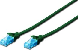 DIGITUS Cat5e U/UTP 2 m Zielony 2 Patchcord