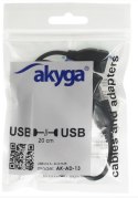 Adapter AKYGA USB 2.0 - 4x USB 2.0 AK-AD-13 USB 2.0 Typ A - 4 x USB 2.0 Typ A