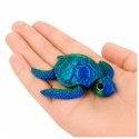 Figurka Żółw Morski 3D Ruchome Płetwy Głowa Niebiesko-Zielony 8 cm