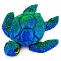 Figurka Żółw Morski 3D Ruchome Płetwy Głowa Niebiesko-Zielony 8 cm