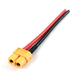 Wtyk XT-60 z przewodem 14AWG 10 cm (czarny + czerwony) - MSP