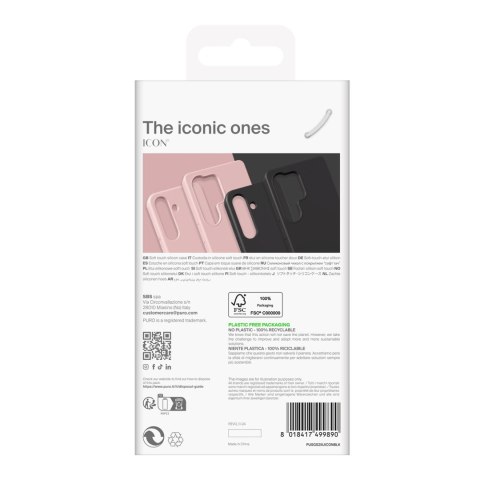 Etui silikonowe pokrowiec do Samsung Galaxy S25 Ultra Icon - czarny