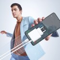 Kabel przewód z silikonowym oplotem USB-C L25SC 60W 2m - biały