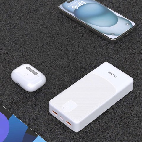 Powerbank 20000mAh USB-A K10Pro 2.4A - biały