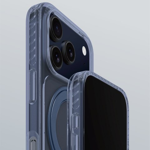 Etui pokrowiec na iPhone 17 Pro Titan Pro MagSpin MagSafe - niebieski