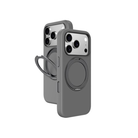 Etui pokrowiec z podstawką na iPhone 17 Pro Cloudie - szary