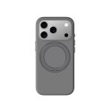 Etui pokrowiec z podstawką na iPhone 17 Pro Cloudie - szary