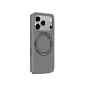 Etui pokrowiec z podstawką na iPhone 17 Pro Cloudie - szary