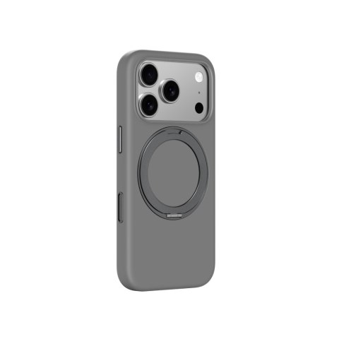 Etui pokrowiec z podstawką na iPhone 17 Pro Cloudie - szary